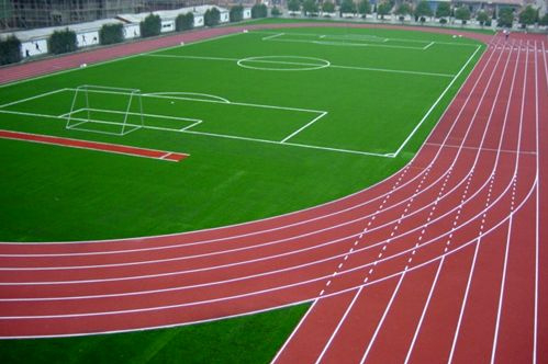 自结纹塑胶跑道